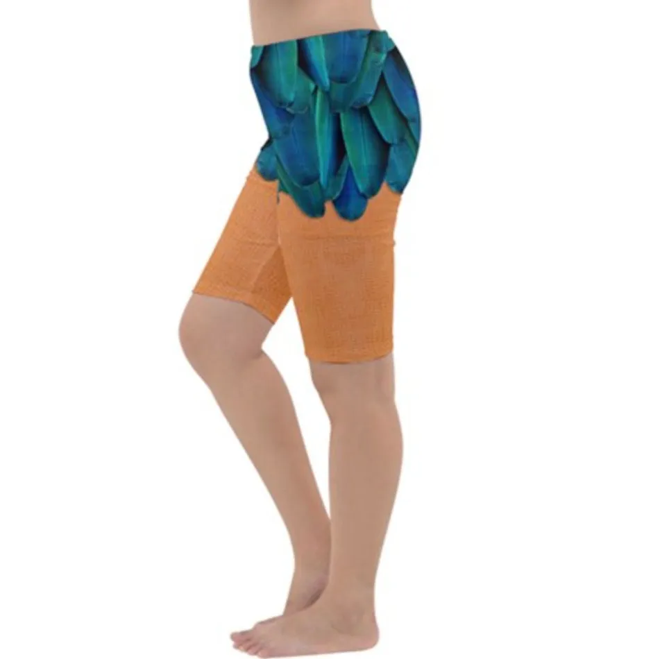 HeiHei Inspired Cropped Biker Short Leggings