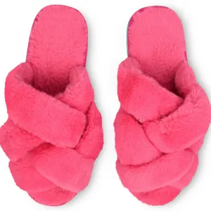 Iscream Furry Platform Slipper
