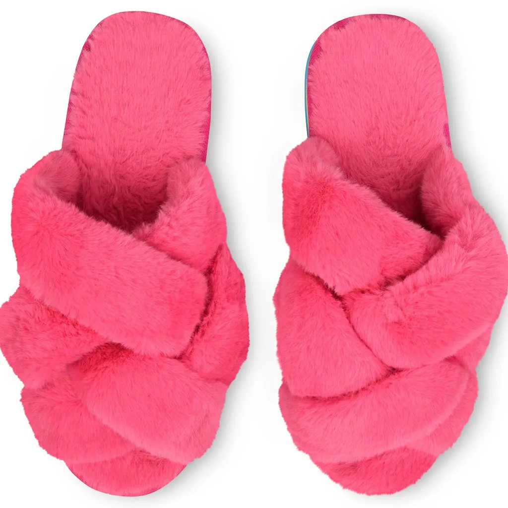 Iscream Furry Platform Slipper