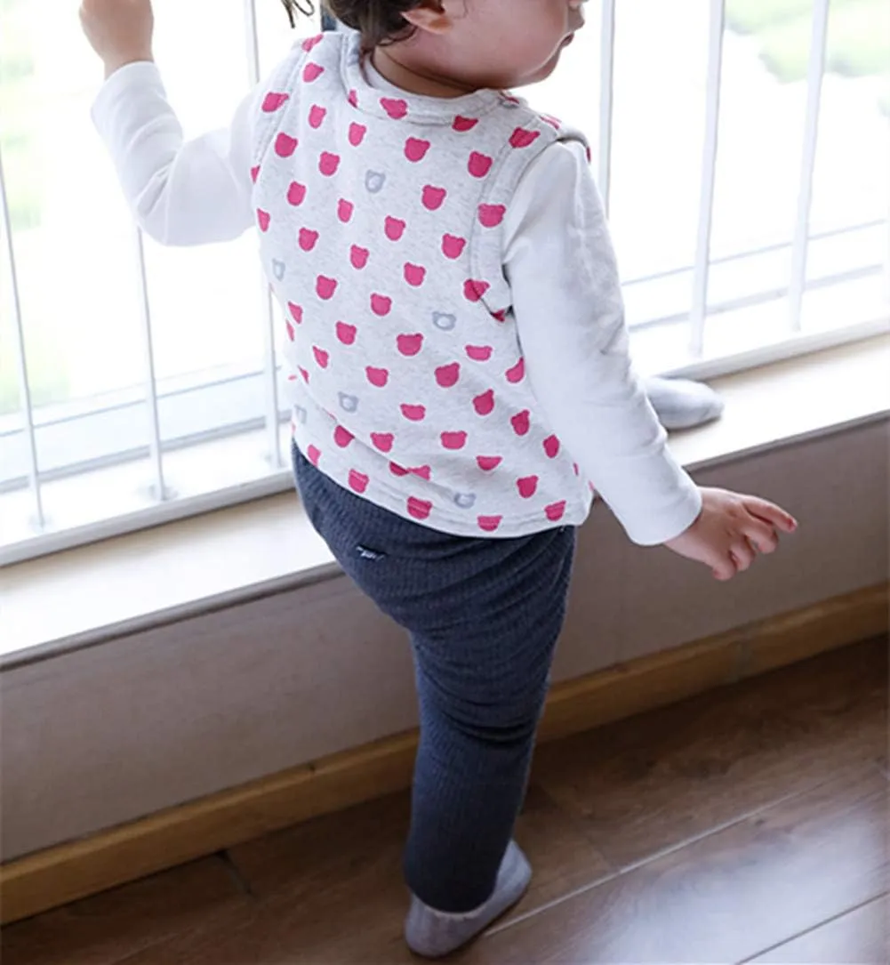 Monvecle Unisex Baby Cotton Warm Vests Infant to Toddler Padded Waistcoats