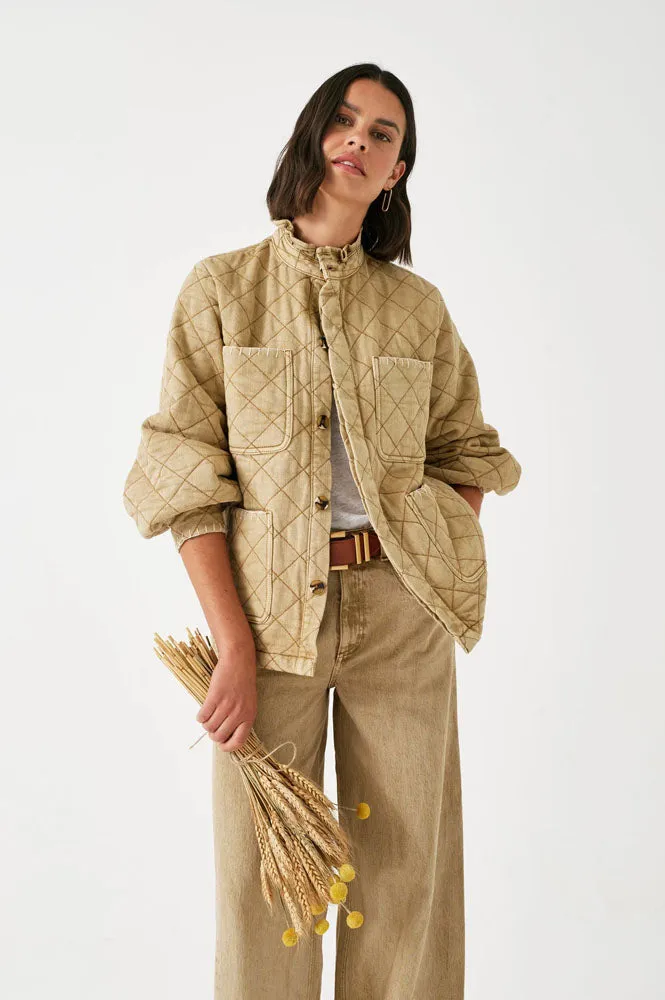 Seventy   Mochi Quilted Pablo Desert Sand Jacket