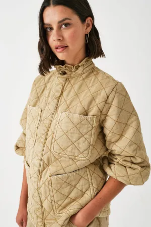 Seventy   Mochi Quilted Pablo Desert Sand Jacket