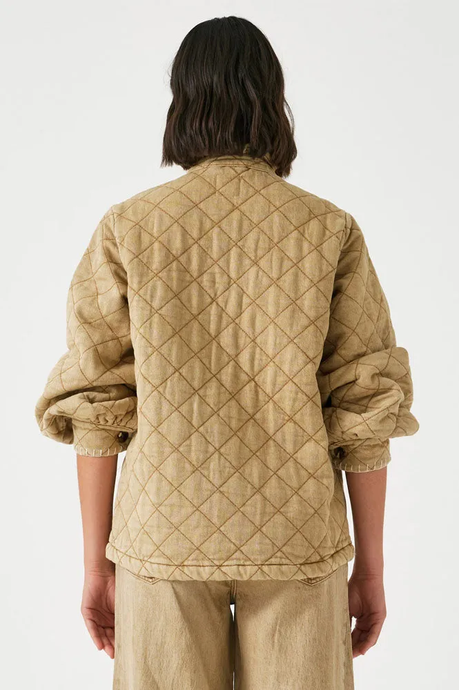 Seventy   Mochi Quilted Pablo Desert Sand Jacket