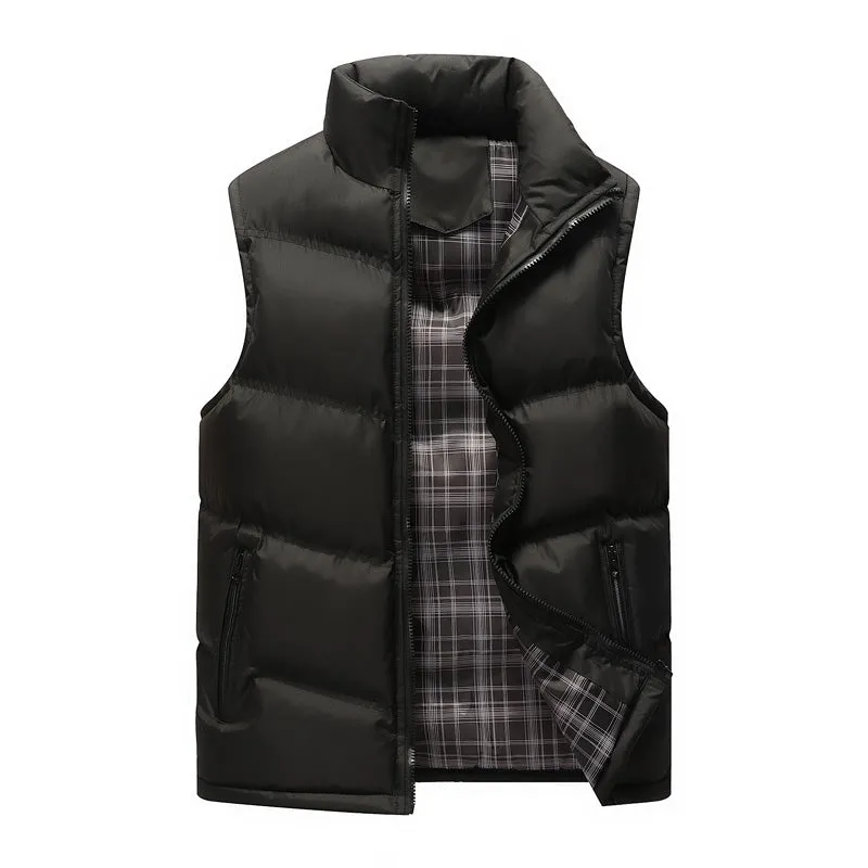 West Louis Brand Winter Cotton-Padded Vest