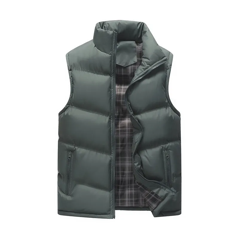West Louis Brand Winter Cotton-Padded Vest