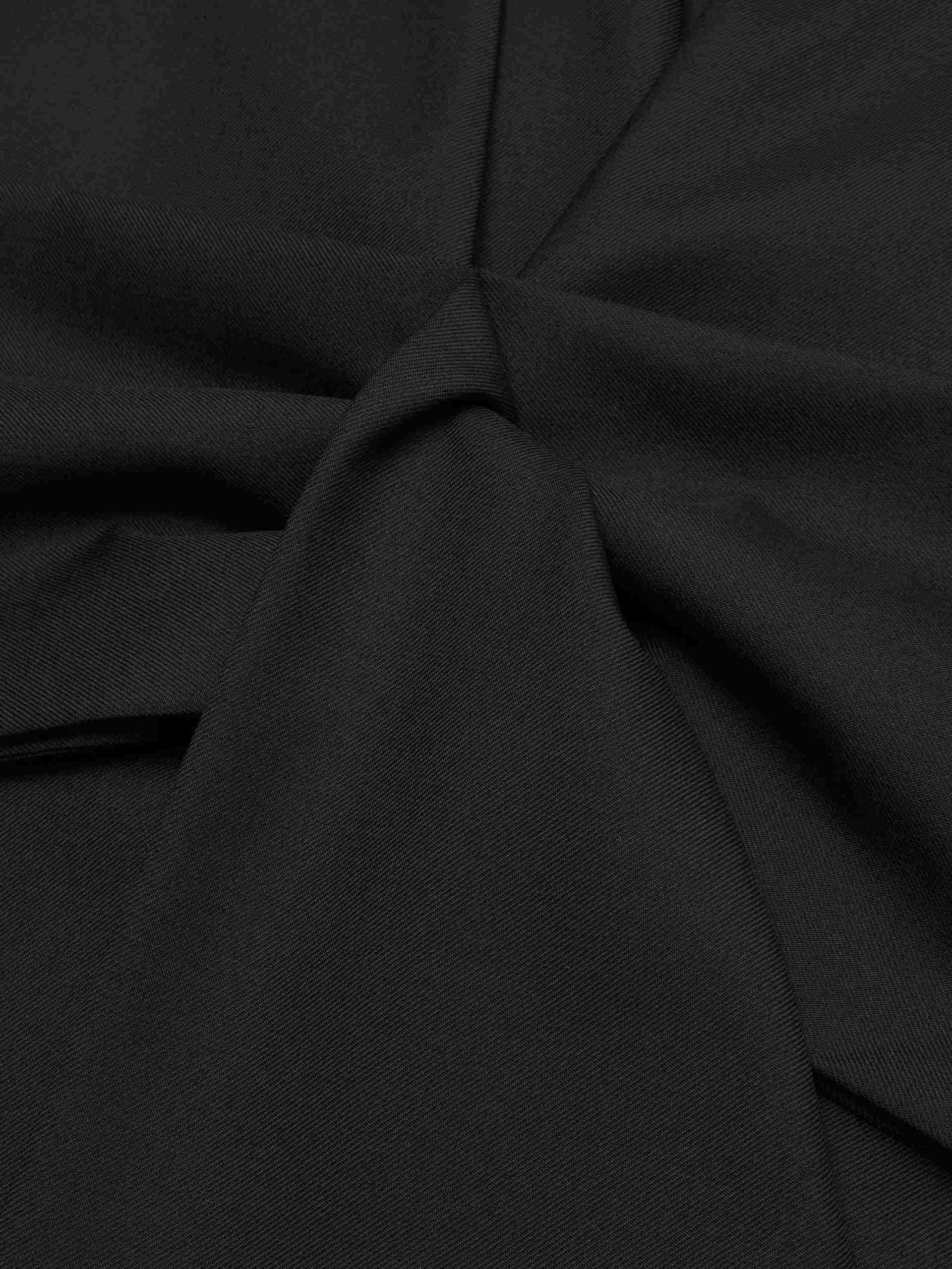 Wool Blend Bowknot Detail Waistcoat