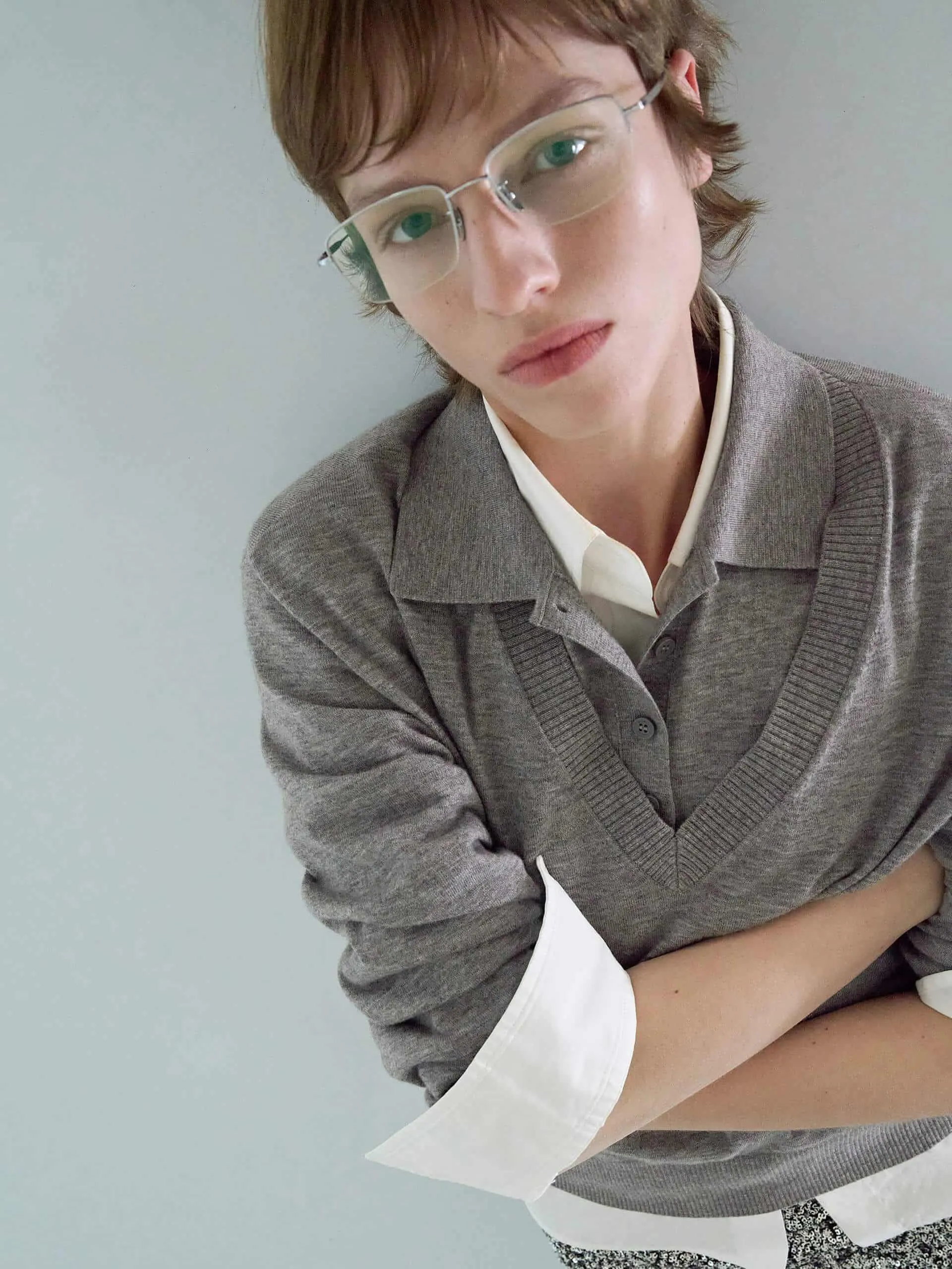 Wool Blend Sweater Set